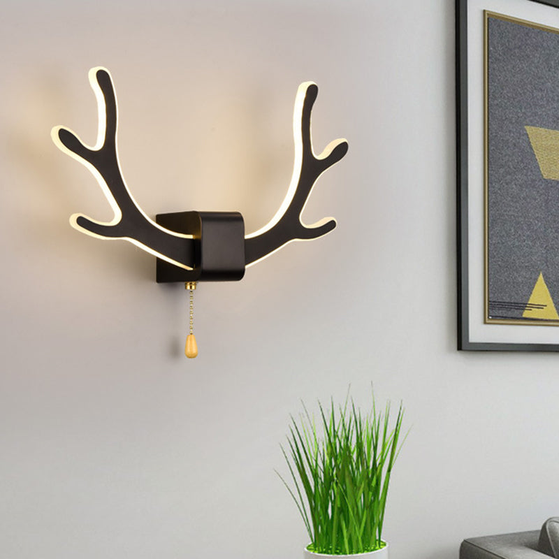 Antler Square Acrylic Iron Wall Lamp
