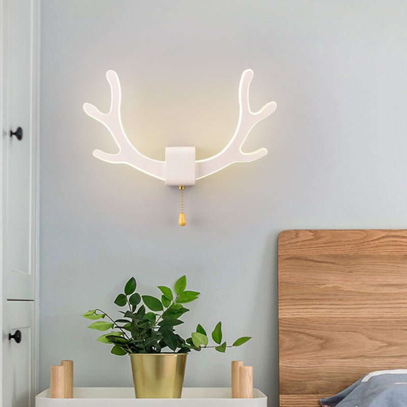 Antler Square Acrylic Iron Wall Lamp