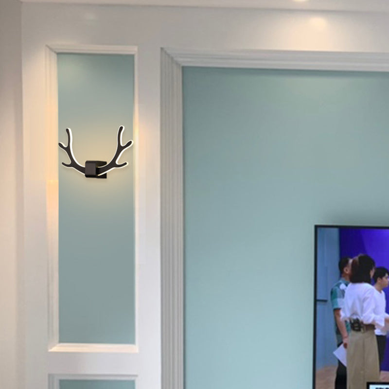 Antler Square Acrylic Iron Wall Lamp