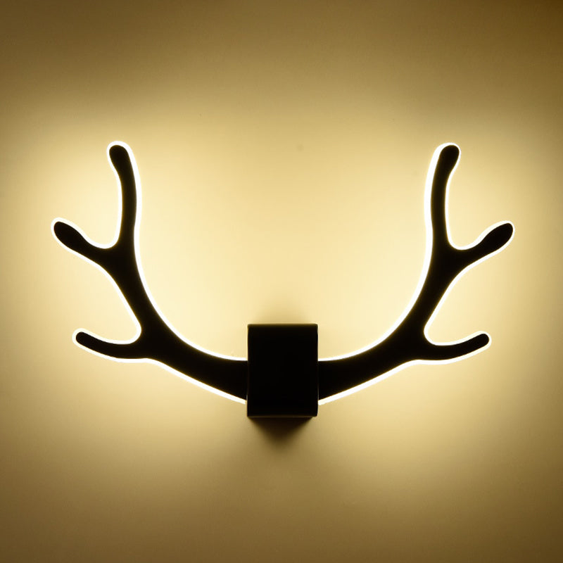 Antler Square Acrylic Iron Wall Lamp