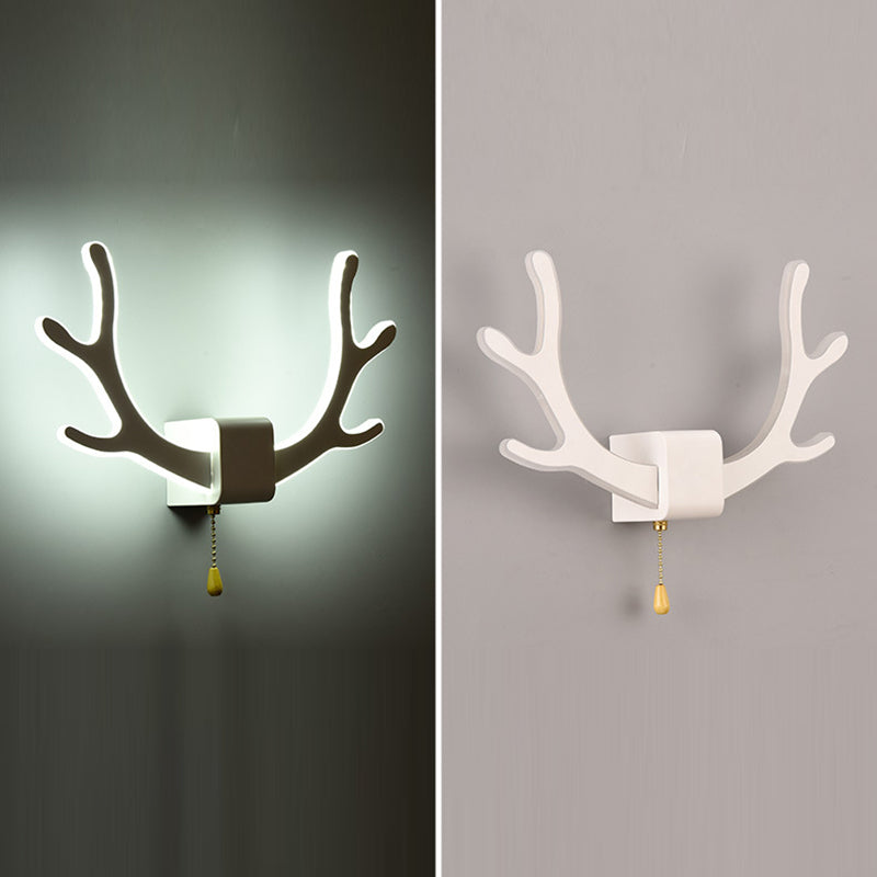 Antler Square Acrylic Iron Wall Lamp