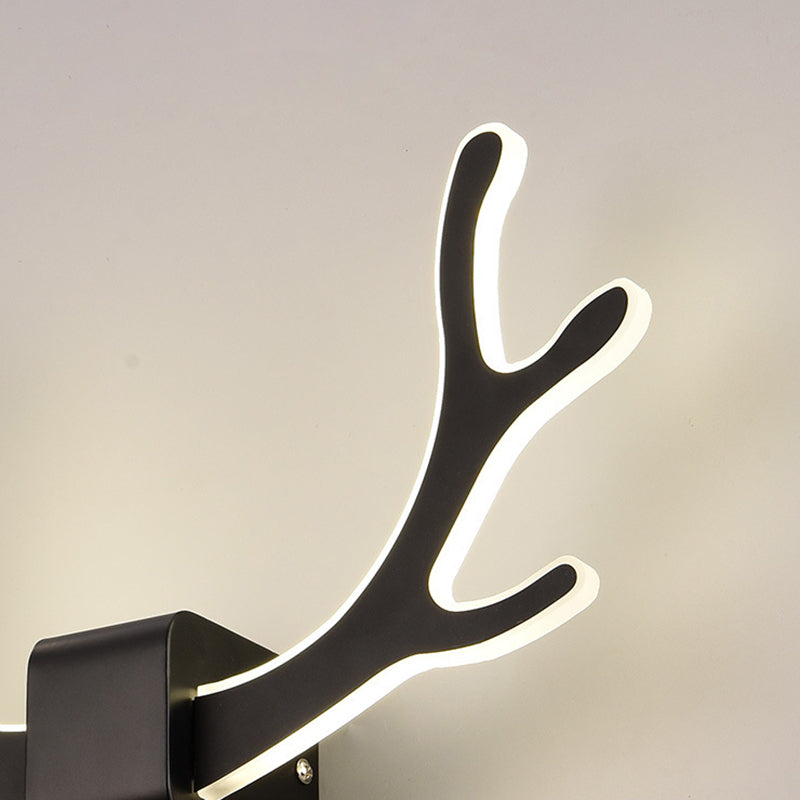 Antler Square Acrylic Iron Wall Lamp
