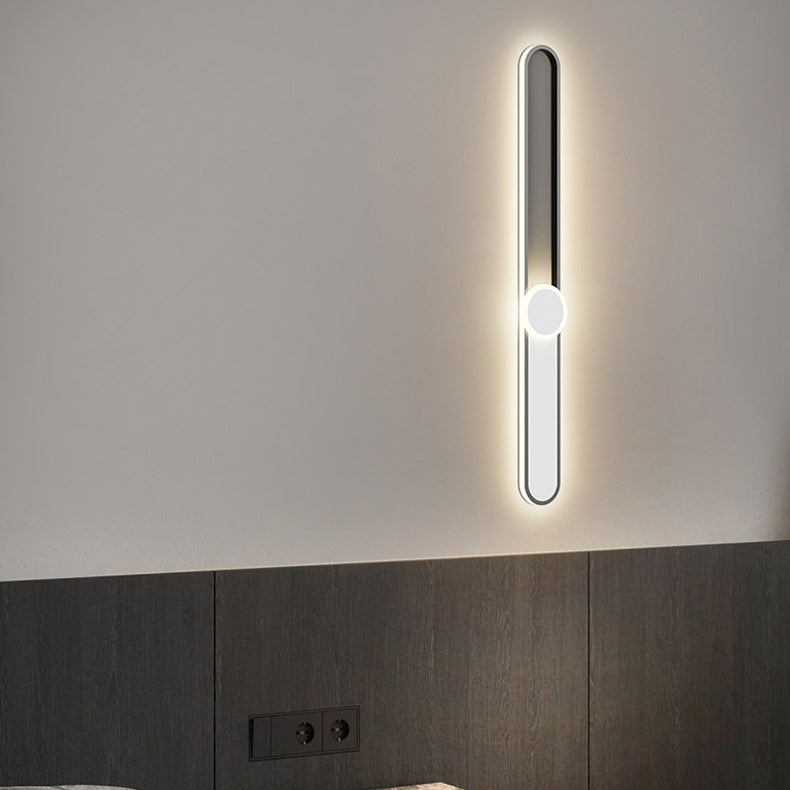 Long Oval Long Bar Wall Lamp