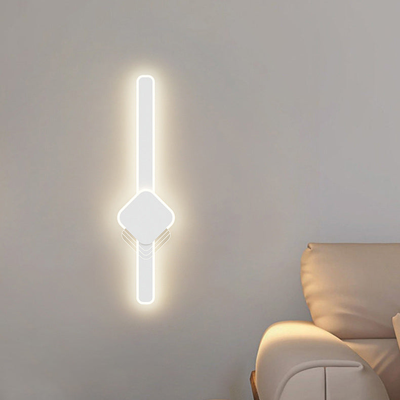 Long Oval Long Bar Wall Lamp