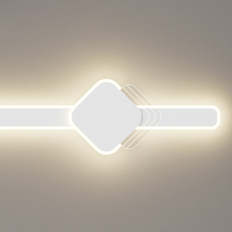 Long Oval Long Bar Wall Lamp