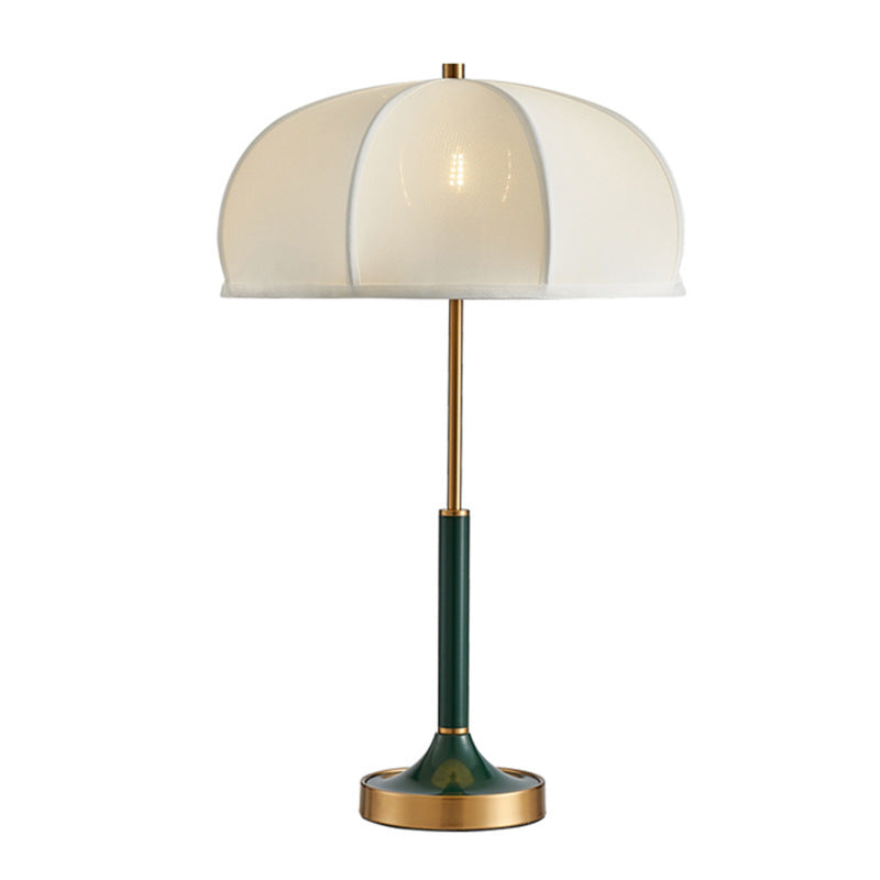 Semi-circular Cylinder Chain Fabric Table Lamp