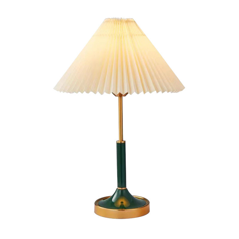 Semi-circular Cylinder Chain Fabric Table Lamp