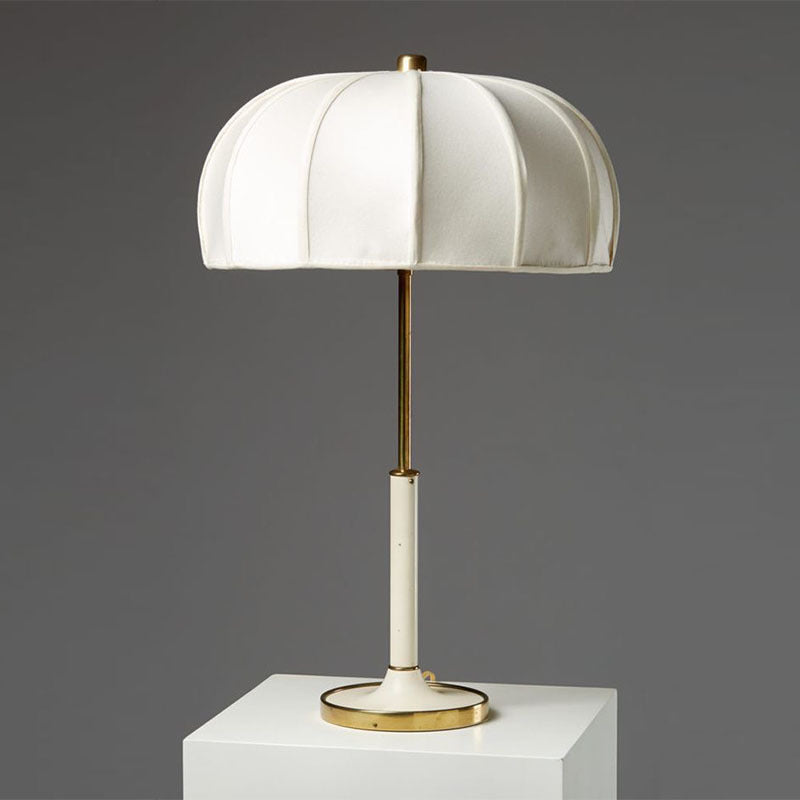 Semi-circular Cylinder Chain Fabric Table Lamp