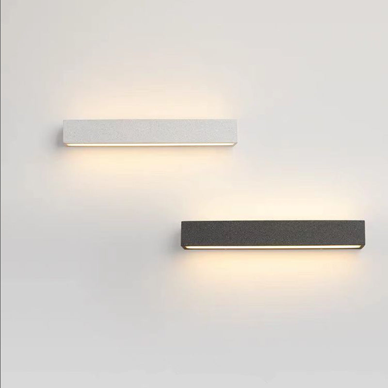 Square Long Acrylic Concrete Outdoor Light