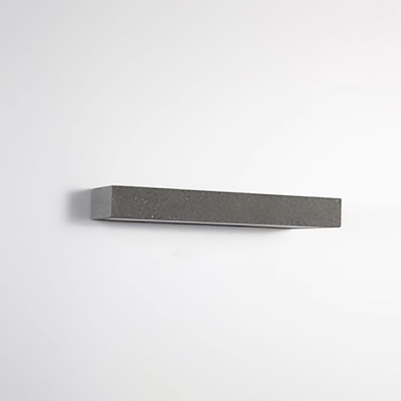 Square Long Acrylic Concrete Outdoor Light