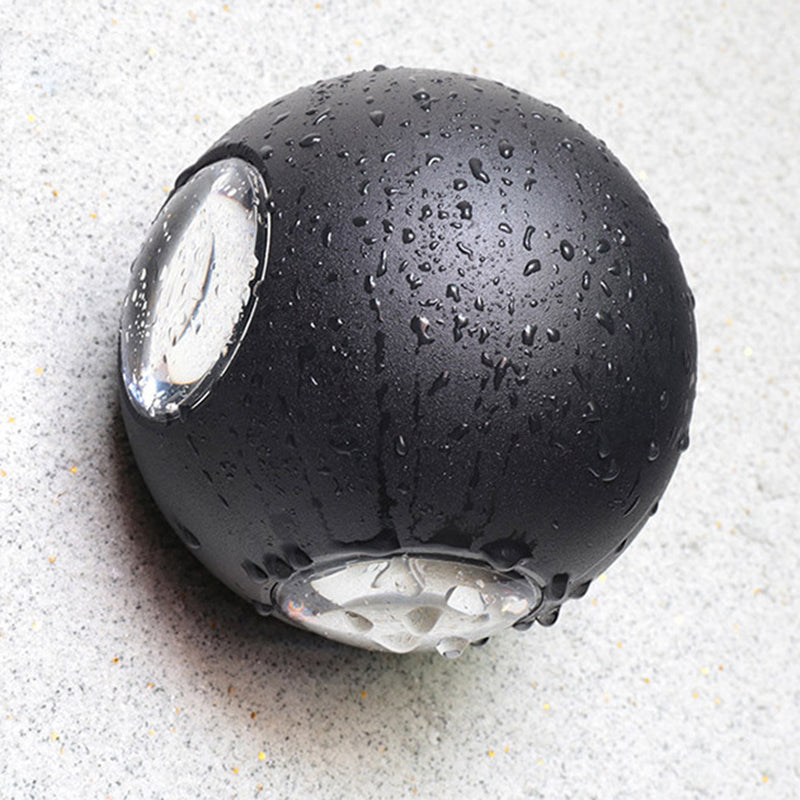Round Square Orb Lens Outdoor Light