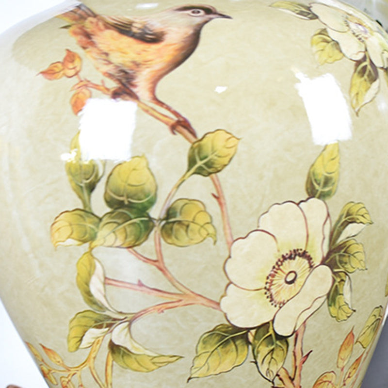 Pleated Scalloped Sunflower Double Table Lamp
