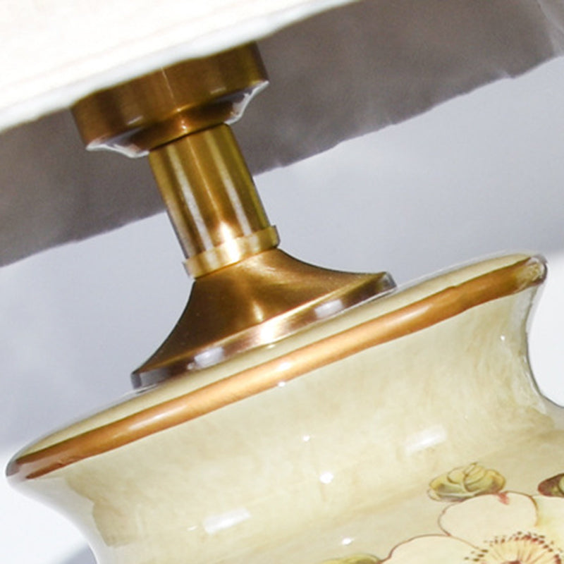 Pleated Scalloped Sunflower Double Table Lamp
