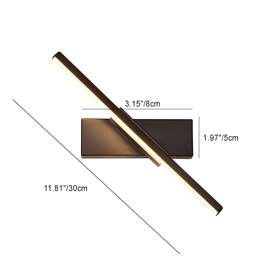 Rotatable Long Rectangle Aluminum Wall Lamp