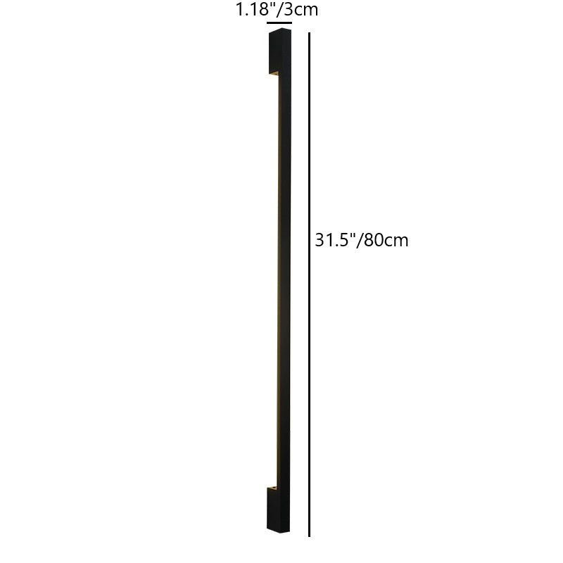 Rectangular Strip PC Aluminum Wall Lamp