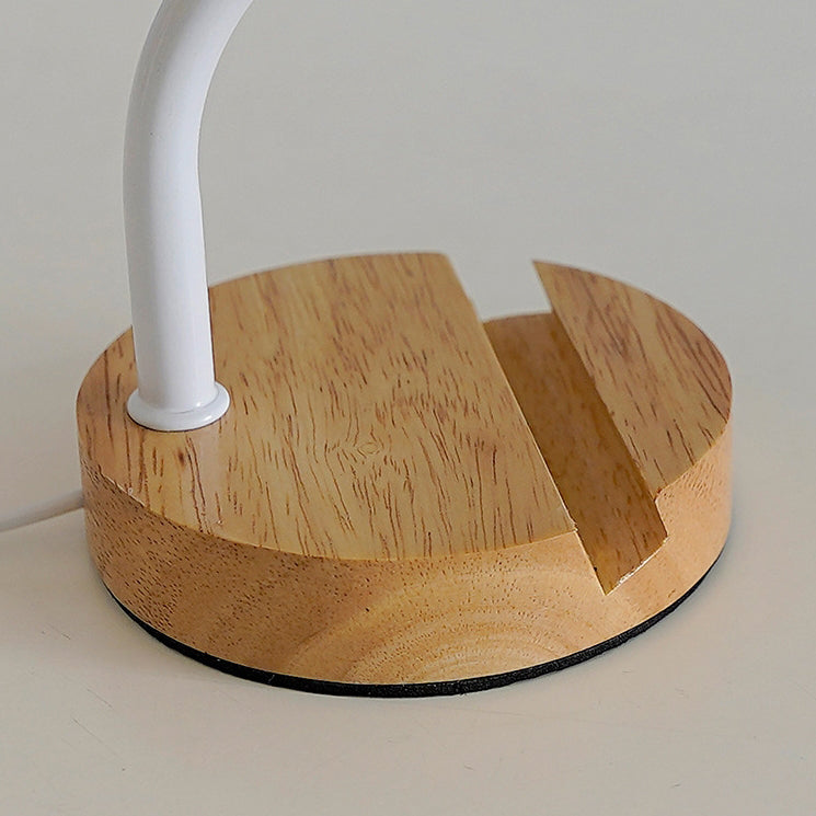 Cylinder Round Stand Fabric Table Lamp