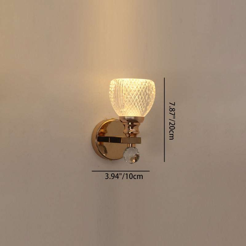 Cylinder Round Half Round Wall Lamp