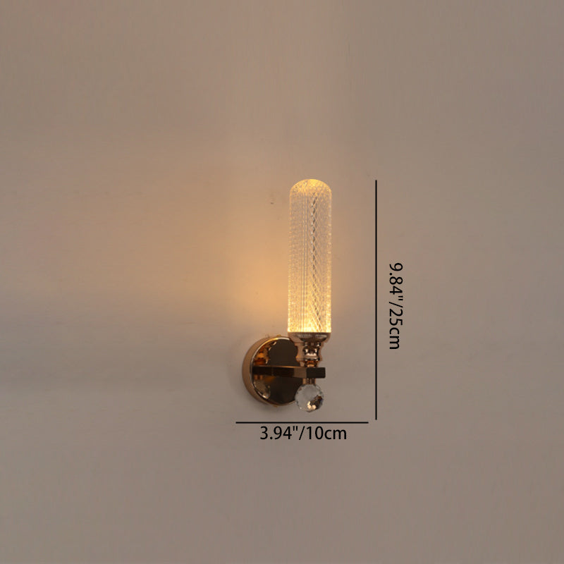 Cylinder Round Half Round Wall Lamp