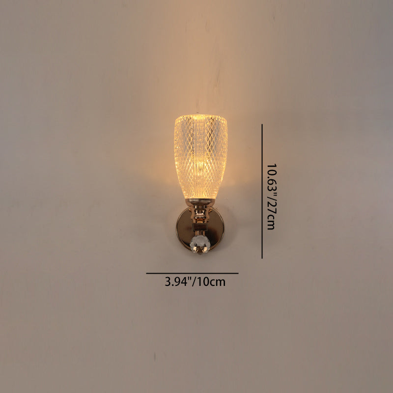 Cylinder Round Half Round Wall Lamp