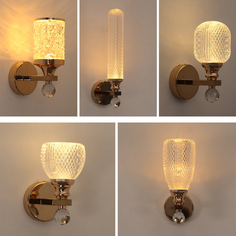 Cylinder Round Half Round Wall Lamp