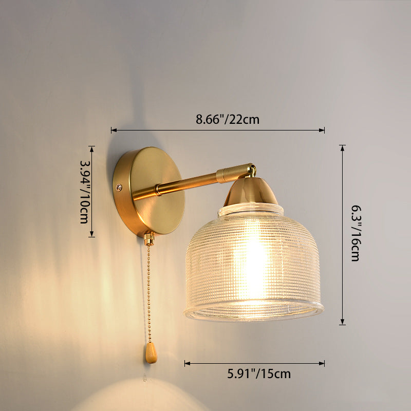 Magic Bean Wave Pleat Wall Lamp