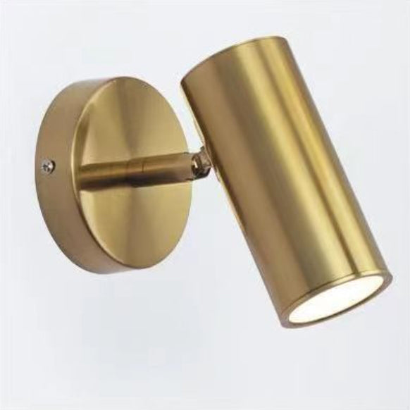 Cylinder Round Curved Iron Wall Lamp
