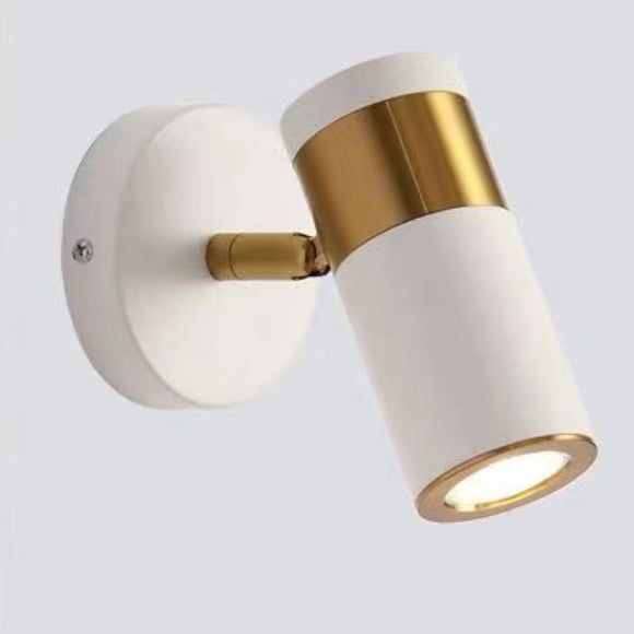 Cylinder Round Curved Iron Wall Lamp