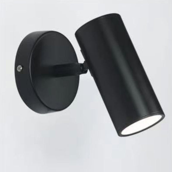 Cylinder Round Curved Iron Wall Lamp