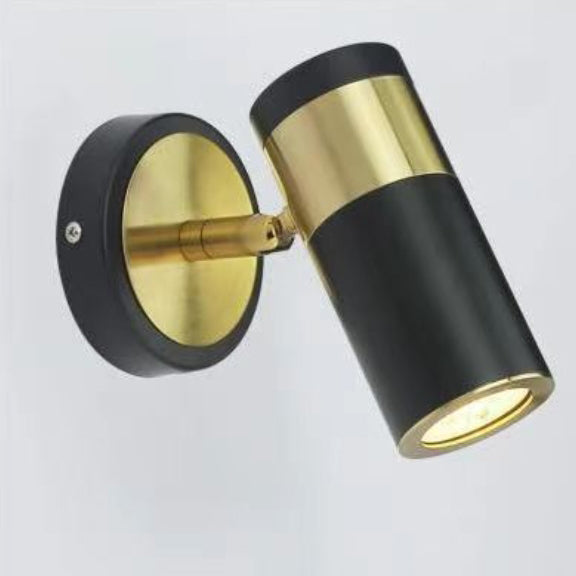 Cylinder Round Curved Iron Wall Lamp