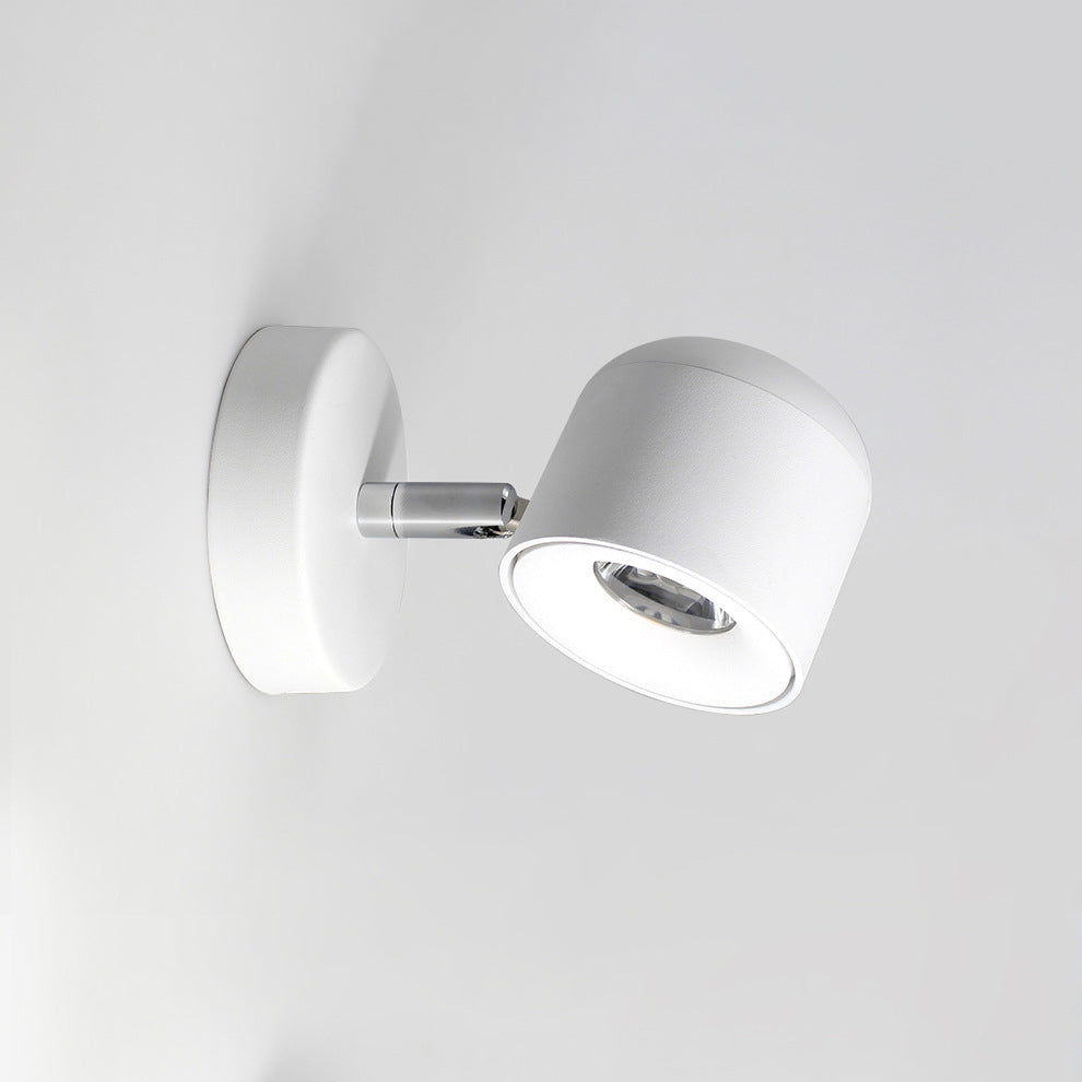 Cylinder Round Rotatable Aluminum Wall Lamp