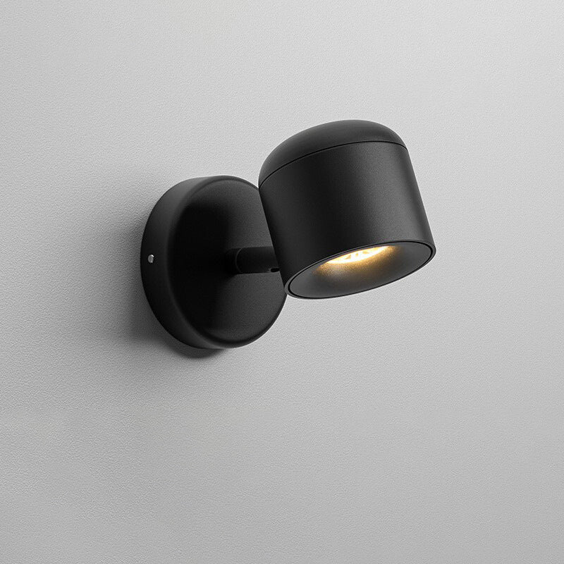Cylinder Round Rotatable Aluminum Wall Lamp
