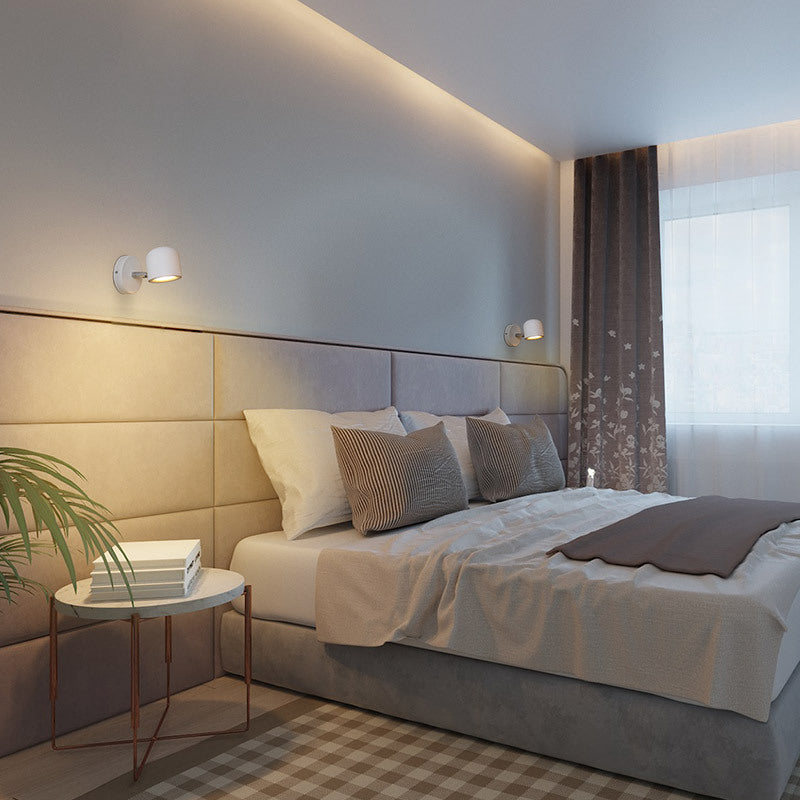 Cylinder Round Rotatable Aluminum Wall Lamp