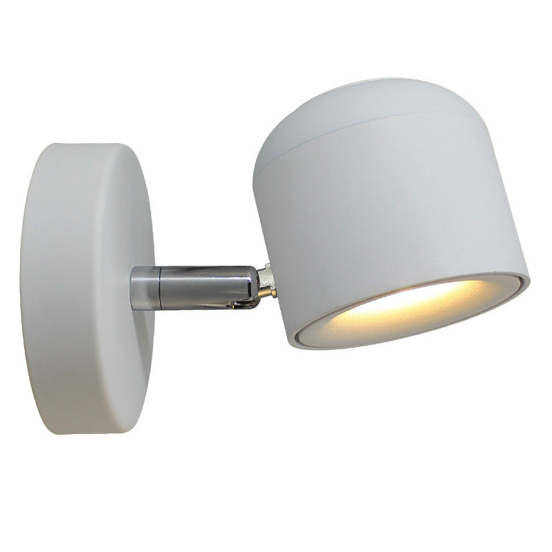 Cylinder Round Rotatable Aluminum Wall Lamp