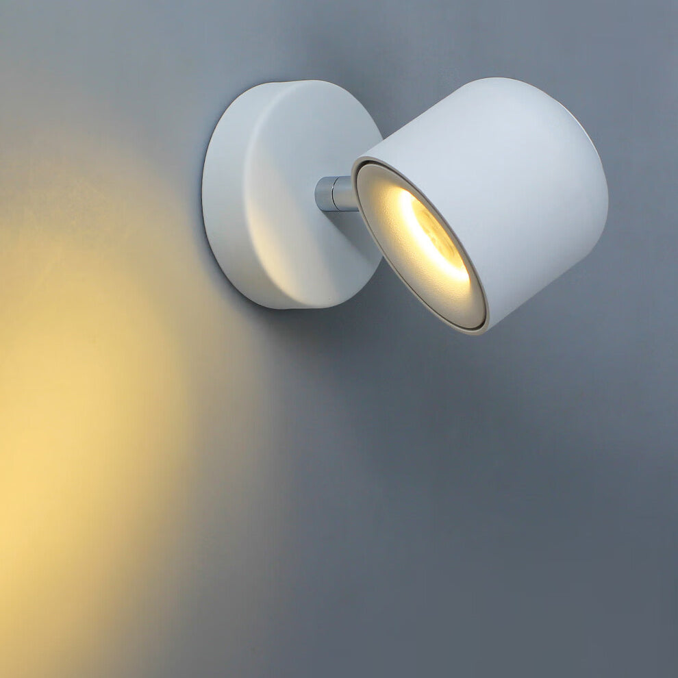 Cylinder Round Rotatable Aluminum Wall Lamp