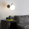 Round Orb Water Patterned Wall Lamp
