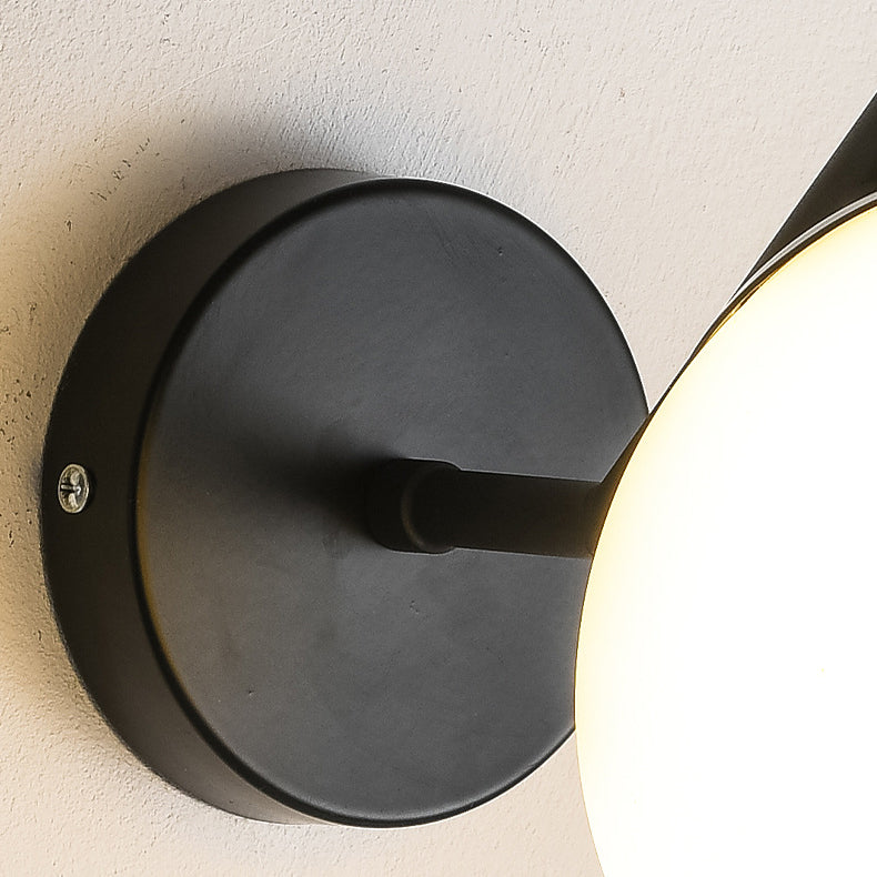 Round Orb Water Patterned Wall Lamp