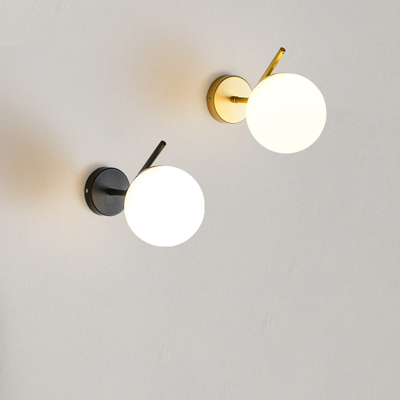 Round Orb Water Patterned Wall Lamp