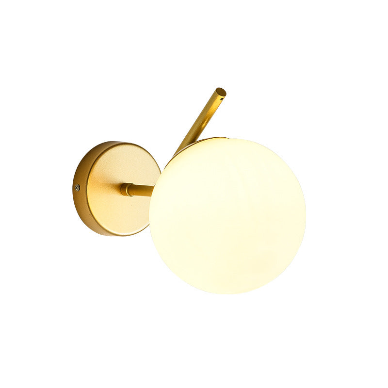 Round Orb Water Patterned Wall Lamp