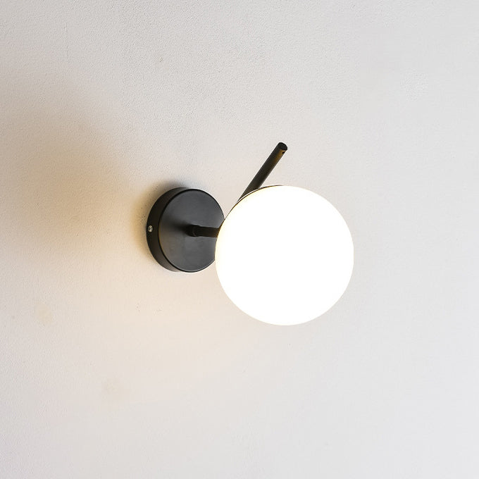 Round Orb Water Patterned Wall Lamp