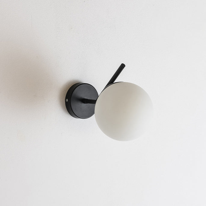 Round Orb Water Patterned Wall Lamp