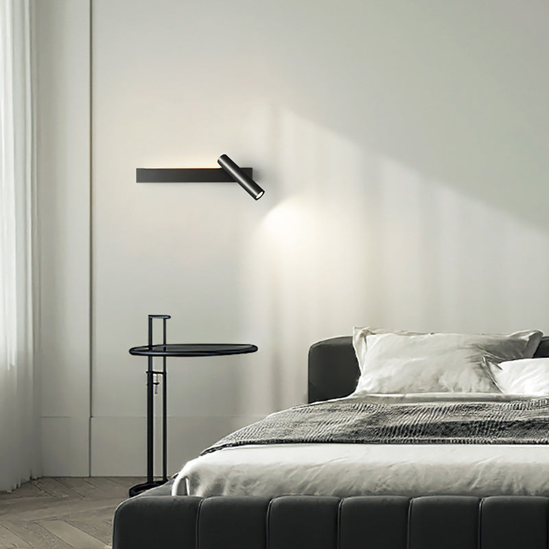 Rectangular Rotatable Cylinder Acrylic Wall Lamp
