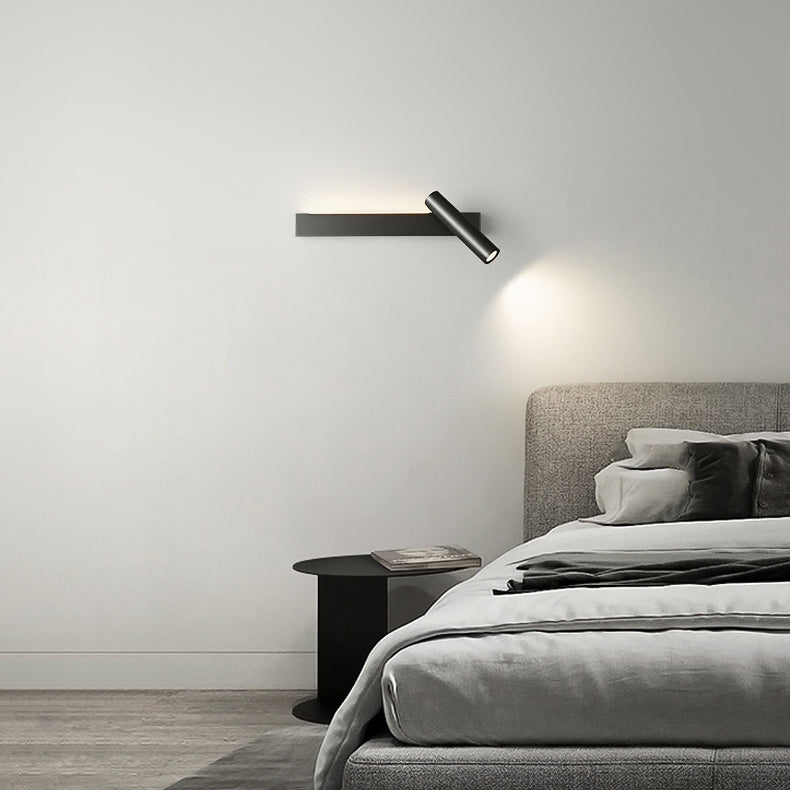 Rectangular Rotatable Cylinder Acrylic Wall Lamp