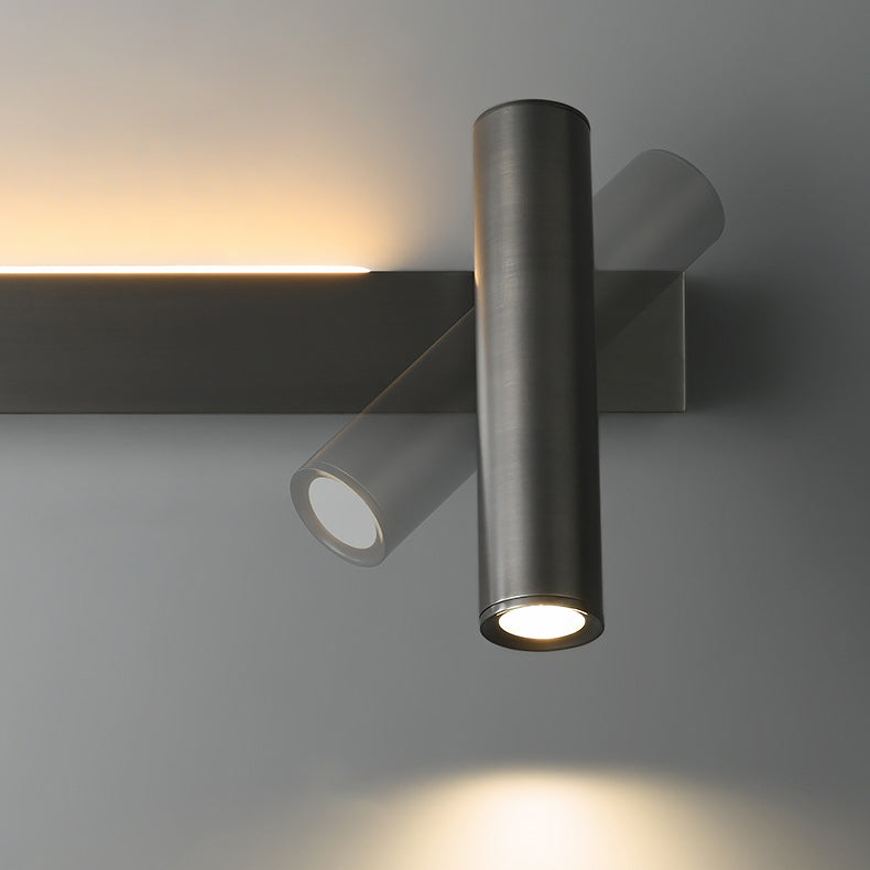 Rectangular Rotatable Cylinder Acrylic Wall Lamp