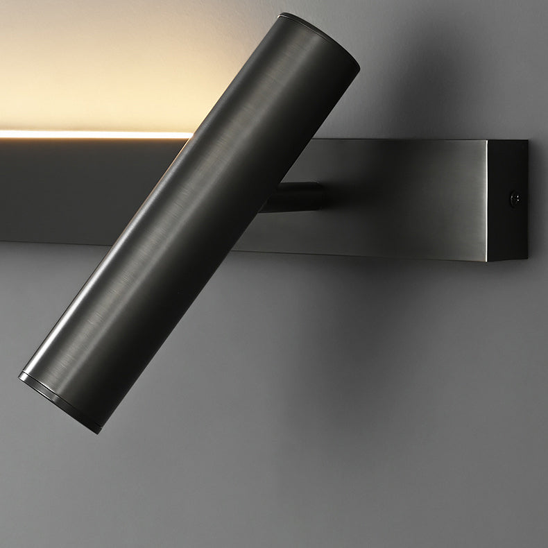 Rectangular Rotatable Cylinder Acrylic Wall Lamp