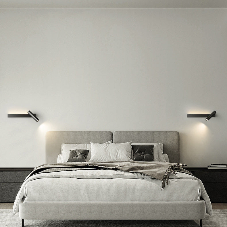 Rectangular Rotatable Cylinder Acrylic Wall Lamp