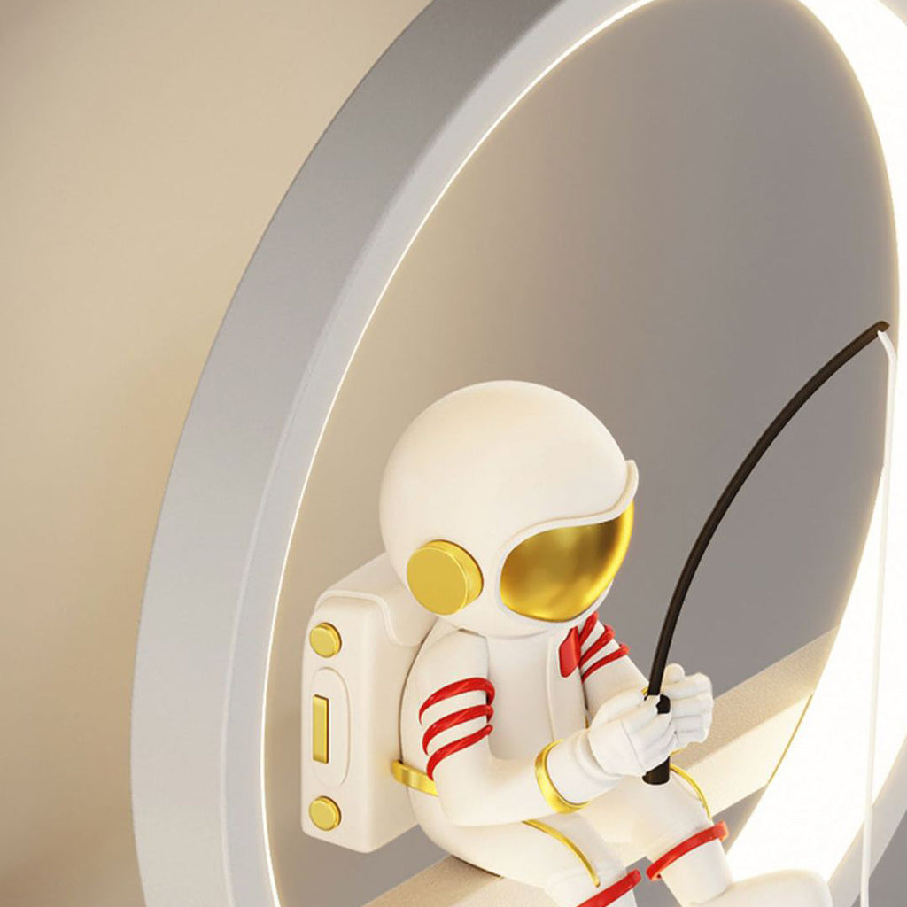 Astronaut Round Orb Acrylic Wall Lamp