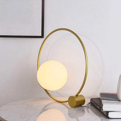 Magic Bean Round Iron Table Lamp