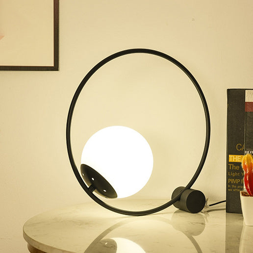 Magic Bean Round Iron Table Lamp