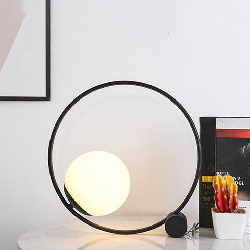 Magic Bean Round Iron Table Lamp