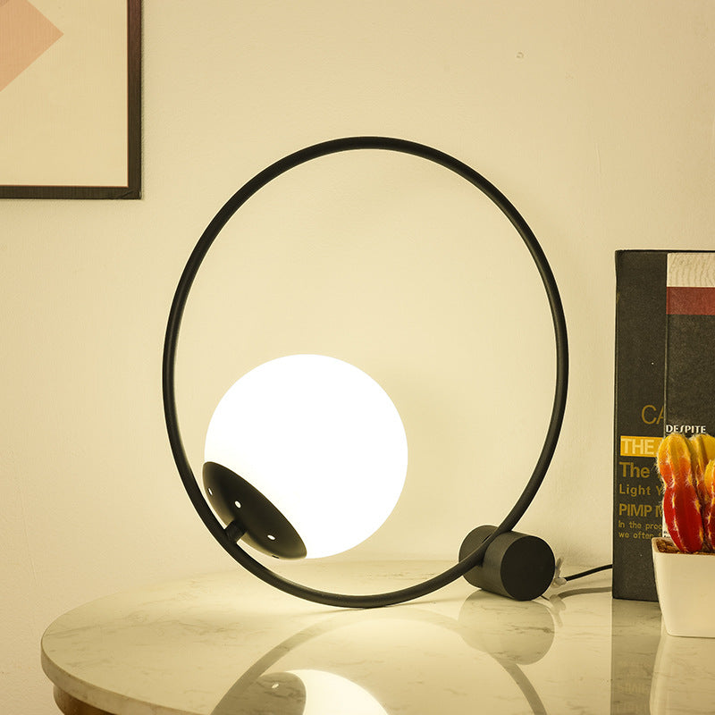 Magic Bean Round Iron Table Lamp